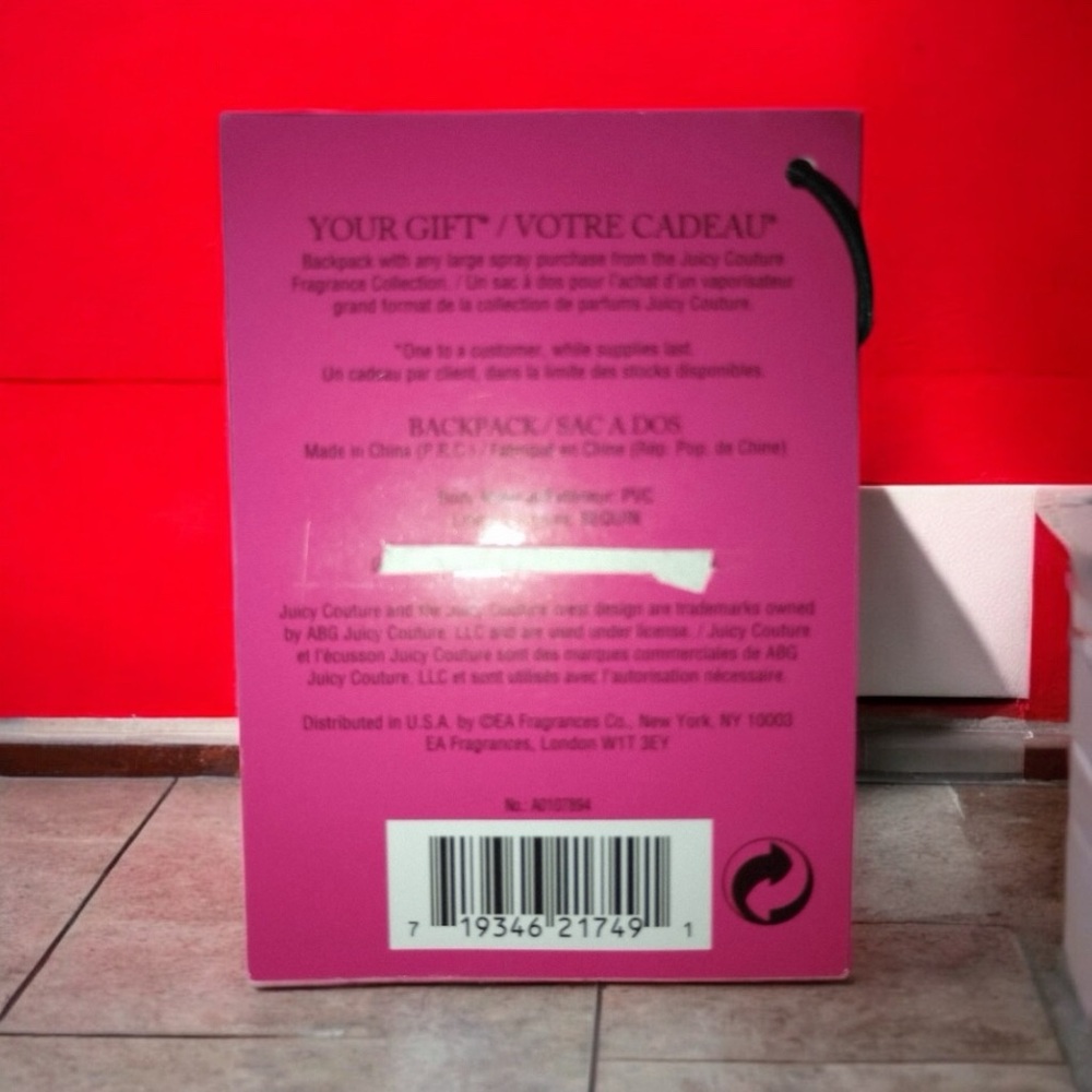 Juicy Couture NWT Hot pink Backpack - Picture 8 of 8